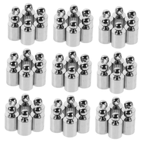 LOLIPPYY 150 Stück Schmuck Anschlussklemmen Schmuckverbinder Endkappen Zur Schmuckherstellung Endkappen Für Schlüsselanhänger Quasten Dekorative Kordel Kordel Endkappe Für von LOLIPPYY