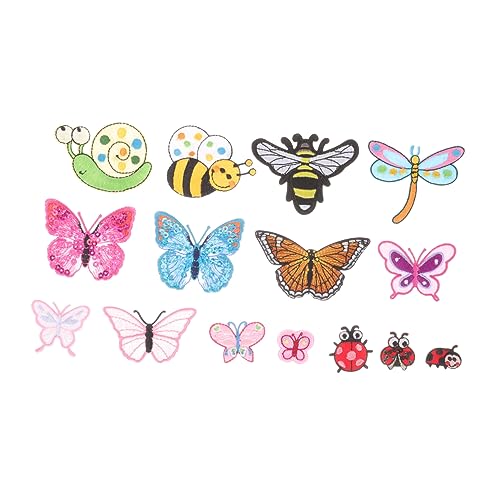 LOLIPPYY 15Stücke Teiliges Stickerei Patch mit Tierischen Motiven zum Aufbügeln für DIY Kleidung zur Verschönerung von Shirts Jeans Taschen und Mehr von LOLIPPYY