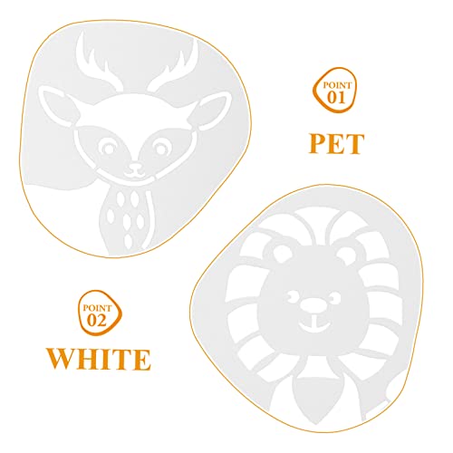 LOLIPPYY 16 Stück Teiliges Malschablonen Tiere aus Langlebigem Pet Transparente Flexible Zeichenschablonen für DIY Basteln und Malen Sicher Geruchsneutral Cartoonartige Motive für Jungen von LOLIPPYY