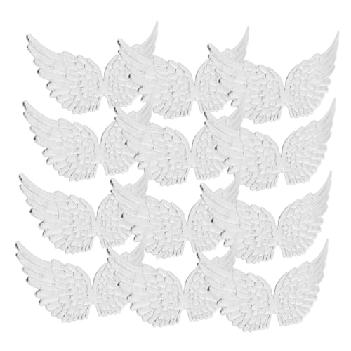 LOLIPPYY 18 Stück Flügelbekleidungszubehör Kleine Flügel Diy-ornamente Dekorative Flügel Mini-engelsflügel Zubehör Für Partydekoration Flügel Schmuck Engelsflügel-handwerk Silver Stoff LOLIPPYY 18 Stück Flügelbekleidungszubehör Kleine Flügel Diy-ornamente Dekorative Flügel Mini-engelsflügel Zubehör Für Partydekoration Flügel Schmuck Engelsflügel-handwerk Silver Stoff von LOLIPPYY