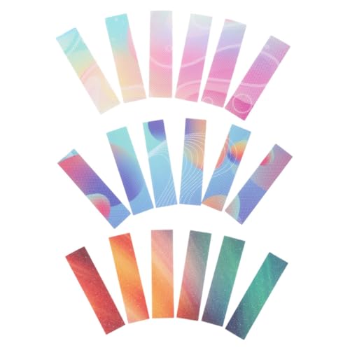 LOLIPPYY 18 Stück Teiliges Anti Stress Sensorik Sticker Haftende Beruhigungsstreifen mit Taktiler Oberfläche Vielseitig für Büro Handy und DIY Angenehmes Tastgefühl zur Angst LOLIPPYY 18 Stück Teiliges Anti Stress Sensorik Sticker Haftende Beruhigungsstreifen mit Taktiler Oberfläche Vielseitig für Büro Handy und DIY Angenehmes Tastgefühl zur Angst von LOLIPPYY