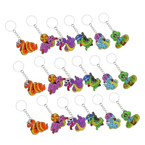 LOLIPPYY 18 Stück Teiliges Bunter Schlangen Schlüsselanhänger aus Langlebigem Kreative Party Mitgebsel und Goodie Bag Füller für Kindergeburtstage für Jungen und Mädchen Vielseitiges LOLIPPYY 18 Stück Teiliges Bunter Schlangen Schlüsselanhänger aus Langlebigem Kreative Party Mitgebsel und Goodie Bag Füller für Kindergeburtstage für Jungen und Mädchen Vielseitiges von LOLIPPYY