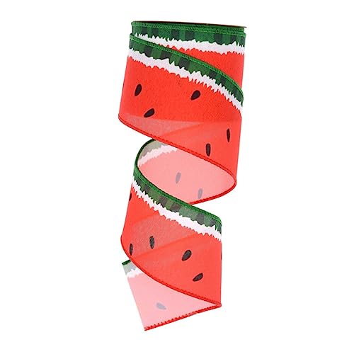LOLIPPYY 1Rolle Dekoratives Band mit Wassermelonen Breit Yards für DIY Projekte Geschenkverpackung und Blumenarrangements Hochwertigem Material Leicht LOLIPPYY 1Rolle Dekoratives Band mit Wassermelonen Breit Yards für DIY Projekte Geschenkverpackung und Blumenarrangements Hochwertigem Material Leicht von LOLIPPYY
