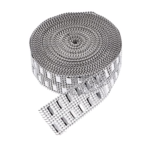 LOLIPPYY 1Rolle Reihige Strass Diamantband Rolle Funkelndes Netzband für DIY Schmuck Party Accessoires und Dekoration Yards Umweltfreundliches Material für Hochzeiten LOLIPPYY 1Rolle Reihige Strass Diamantband Rolle Funkelndes Netzband für DIY Schmuck Party Accessoires und Dekoration Yards Umweltfreundliches Material für Hochzeiten von LOLIPPYY