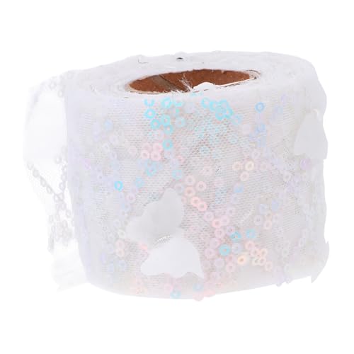 LOLIPPYY 1Rolle Schmetterlingsband Leichtes Dekoband für DIY Kleidung Handwerksprojekte und Geschenkverpackungen Anpassbar und Langlebig für Dekorationen von LOLIPPYY