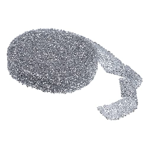 LOLIPPYY 1Rolle Strassband Selbstklebend DIY Diamantband für Kleidung Schuhe Taschen Stark Haftend Yards Silberfarbig für Basteln und Dekoration LOLIPPYY 1Rolle Strassband Selbstklebend DIY Diamantband für Kleidung Schuhe Taschen Stark Haftend Yards Silberfarbig für Basteln und Dekoration von LOLIPPYY