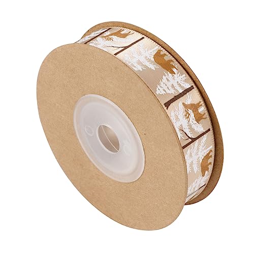 LOLIPPYY 1Rolle Weihnachts Themen Geschenkband mit Tierdesign für DIY Dekoration für Weihnachtsbaum und Festtagsverpackungen Langlebig LOLIPPYY 1Rolle Weihnachts Themen Geschenkband mit Tierdesign für DIY Dekoration für Weihnachtsbaum und Festtagsverpackungen Langlebig von LOLIPPYY