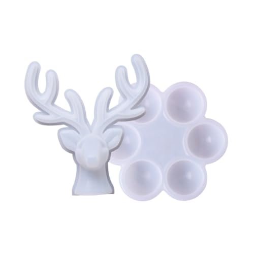 LOLIPPYY 1Satz DIY Silikonform für Schmuckaufbewahrung Wiederverwendbare Gießform für Eier und Antler Dekoration Leicht zu Reinigen für Bastelprojekte von LOLIPPYY