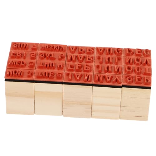 LOLIPPYY 1Satz Monatliche Holzstempel Teiliges Vintage Stempelset für DIY Planer Scrapbooking und Kartengestaltung für Projekte und Einfache Handhabung LOLIPPYY 1Satz Monatliche Holzstempel Teiliges Vintage Stempelset für DIY Planer Scrapbooking und Kartengestaltung für Projekte und Einfache Handhabung von LOLIPPYY