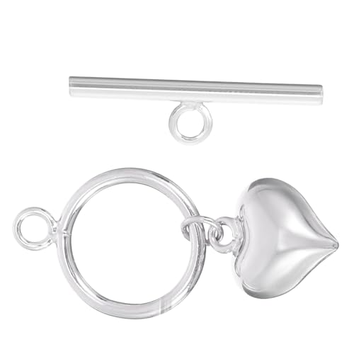 LOLIPPYY 1Satz Ot Verschlüsse für DIY Schmuckherstellung Silberne Armband und Halskettenanschlüsse Hochwertigen Materialien für Projekte und Persönliche Designs von LOLIPPYY