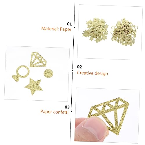 LOLIPPYY 2 Packungen Papierkonfetti Sternenform Gold Metallic Dekoratives Tischkonfetti für Hochzeit Verlobung Party Leichtes Sicheres Partydekor für Unvergessliche Feiern LOLIPPYY 2 Packungen Papierkonfetti Sternenform Gold Metallic Dekoratives Tischkonfetti für Hochzeit Verlobung Party Leichtes Sicheres Partydekor für Unvergessliche Feiern von LOLIPPYY