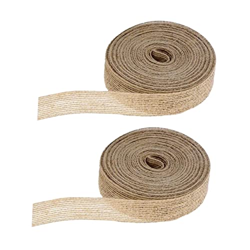 LOLIPPYY 2 Rollen Jute Band Natürliche Hochzeitsdekoration Diy Geschenkbänder Bastelbedarf für Verpackungen und Dekoration Vielseitig Einsetzbar LOLIPPYY 2 Rollen Jute Band Natürliche Hochzeitsdekoration Diy Geschenkbänder Bastelbedarf für Verpackungen und Dekoration Vielseitig Einsetzbar von LOLIPPYY