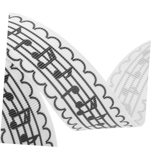 LOLIPPYY 2 Rollen Musiknoten Geschenkband Yards Breit Dicht Gewebt Reißfest Zuschneidbares Bastelband für Geschenkverpackung Partydeko DIY Handarbeiten Waschbar Farbecht LOLIPPYY 2 Rollen Musiknoten Geschenkband Yards Breit Dicht Gewebt Reißfest Zuschneidbares Bastelband für Geschenkverpackung Partydeko DIY Handarbeiten Waschbar Farbecht von LOLIPPYY