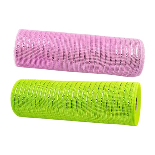 LOLIPPYY 2 Rollen Osterdekorationsnetz Metallfoliennetzband Osterkranzzubehör Drahtgeflechtband Blumenverpackungsnetz Ostertagsdekorationen Osterkranzdekorationen Kunststoff LOLIPPYY 2 Rollen Osterdekorationsnetz Metallfoliennetzband Osterkranzzubehör Drahtgeflechtband Blumenverpackungsnetz Ostertagsdekorationen Osterkranzdekorationen Kunststoff von LOLIPPYY