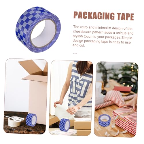 LOLIPPYY 2 Rollen Retro Kariertes Paketklebeband Stark Haftendes Packband für Kartonversiegelung und Versand Strapazierfähiges Schnelles Klebeband für Büro und Umzug LOLIPPYY 2 Rollen Retro Kariertes Paketklebeband Stark Haftendes Packband für Kartonversiegelung und Versand Strapazierfähiges Schnelles Klebeband für Büro und Umzug von LOLIPPYY