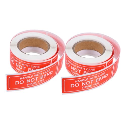 LOLIPPYY 2 Rollen Selbstklebende Zerbrechlich Aufkleber Warnetiketten Handle With Care Verpackung Versand Hinweis für Empfindliche Pakete LOLIPPYY 2 Rollen Selbstklebende Zerbrechlich Aufkleber Warnetiketten Handle With Care Verpackung Versand Hinweis für Empfindliche Pakete von LOLIPPYY