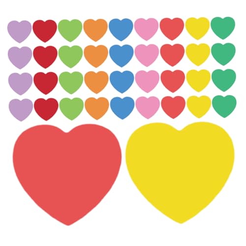 LOLIPPYY 2 Sätze Herzförmige Papier Ausstanzungen Bunte Diy Bastelherzen für Valentinstag Klassenzimmer Deko Schulprojekte Wiederverwendbar LOLIPPYY 2 Sätze Herzförmige Papier Ausstanzungen Bunte Diy Bastelherzen für Valentinstag Klassenzimmer Deko Schulprojekte Wiederverwendbar von LOLIPPYY