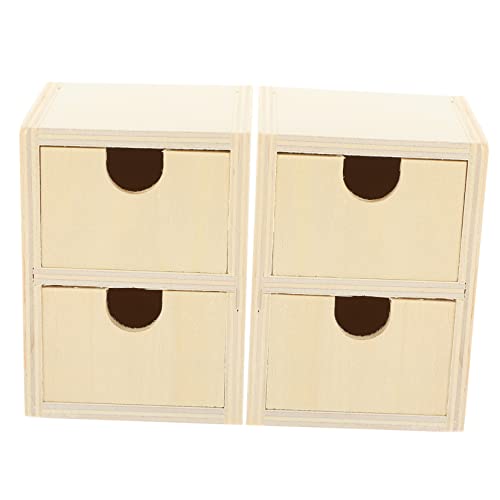 LOLIPPYY 2 Stck Unlackierte Kleine Holzschubladen Teiliges DIY Robustem Holz Zweilagige Aufbewahrung für Bemalen und Basteln Kreative Holzkommode für Schulsachen und Kleine Gegenstände LOLIPPYY 2 Stck Unlackierte Kleine Holzschubladen Teiliges DIY Robustem Holz Zweilagige Aufbewahrung für Bemalen und Basteln Kreative Holzkommode für Schulsachen und Kleine Gegenstände von LOLIPPYY