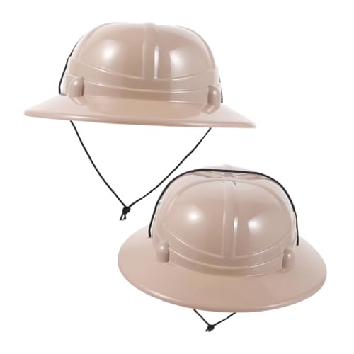 LOLIPPYY 2 Stück Abenteuerhut Paläontologenhut für Entdeckermützen für Hut für Bühnenauftritt Cosplay Entdecker Mütze Requisiten für die Leistung Entdecker-Caps Plastik Beige LOLIPPYY 2 Stück Abenteuerhut Paläontologenhut für Entdeckermützen für Hut für Bühnenauftritt Cosplay Entdecker Mütze Requisiten für die Leistung Entdecker-Caps Plastik Beige von LOLIPPYY