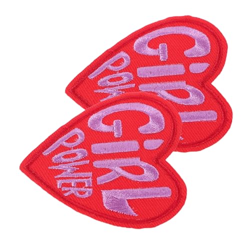 LOLIPPYY 2 Stück Banner Süße Applikationen Zum Aufnähen Stickereiapplikationen Stickapplikationen Für Kleidung Kleiderflicken Aufbügelbare Herzflicken Applikationen, Aufnäher Rot Stoff LOLIPPYY 2 Stück Banner Süße Applikationen Zum Aufnähen Stickereiapplikationen Stickapplikationen Für Kleidung Kleiderflicken Aufbügelbare Herzflicken Applikationen, Aufnäher Rot Stoff von LOLIPPYY