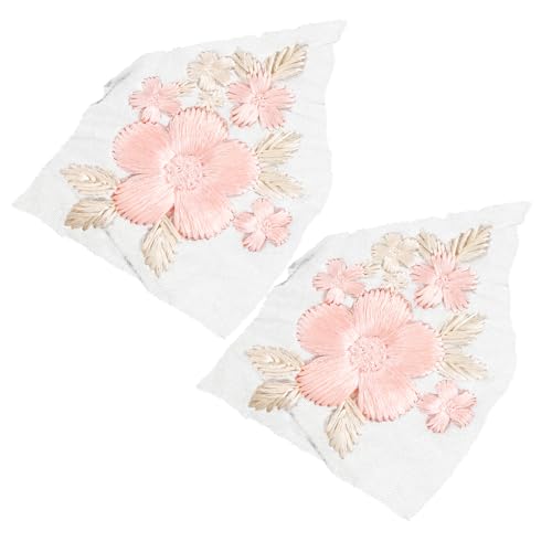 LOLIPPYY 2 Stück Blumenapplikationen für Hochzeitskleider Gestickte Romantische Spitzenflicken zum Aufbügeln für DIY Projekte und Bekleidung Langlebig und Elegant LOLIPPYY 2 Stück Blumenapplikationen für Hochzeitskleider Gestickte Romantische Spitzenflicken zum Aufbügeln für DIY Projekte und Bekleidung Langlebig und Elegant von LOLIPPYY