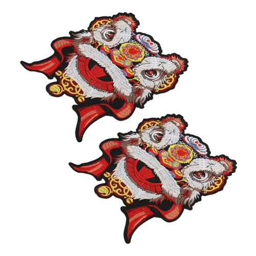 LOLIPPYY 2 Stück Chinesische Tier Stickerei Applikationen Teiliges Langlebige Hautfreundliche Patches zum Aufnähen für Kleidung Taschen DIY Kleidungszubehör Einfach zu Befestigen LOLIPPYY 2 Stück Chinesische Tier Stickerei Applikationen Teiliges Langlebige Hautfreundliche Patches zum Aufnähen für Kleidung Taschen DIY Kleidungszubehör Einfach zu Befestigen von LOLIPPYY