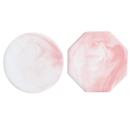 LOLIPPYY 2 Stück Delicate Teiliges Wachssiegel Unterlagen Hitzebeständige Marmor Muster Stempel Wachsplatten Multifunktionale Siegelmatte für Wachssiegel Coaster und Lackabhebung Rund von LOLIPPYY