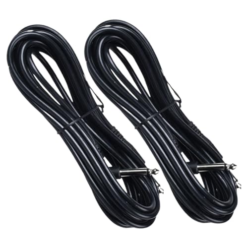 LOLIPPYY 2 Stück Gitarren Audio Kabel mit Knickschutz Rauscharmes Stabiles Trs Klinkenkabel für Gitarre Keyboard und Bass Professionelles Instrumentenzubehör LOLIPPYY 2 Stück Gitarren Audio Kabel mit Knickschutz Rauscharmes Stabiles Trs Klinkenkabel für Gitarre Keyboard und Bass Professionelles Instrumentenzubehör von LOLIPPYY