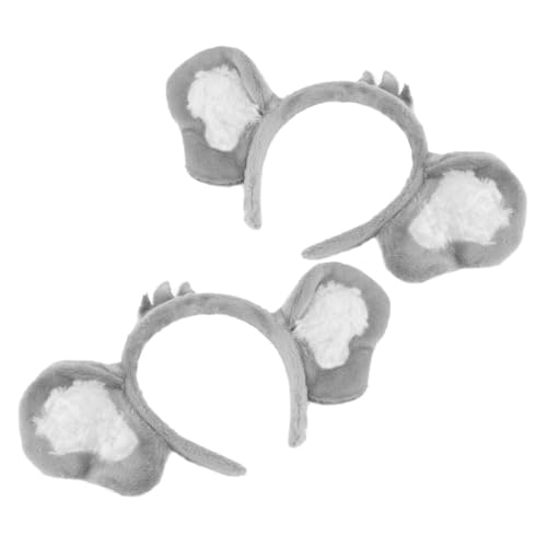 LOLIPPYY 2 Stück Koala-stirnband Kostüm Tierhaarband Stirnbänder Für Zoo-gastgeschenke Tier-make-up-stirnband Koalakostüm Für Stirnbänder Für Zootiere Plüsch Grey LOLIPPYY 2 Stück Koala-stirnband Kostüm Tierhaarband Stirnbänder Für Zoo-gastgeschenke Tier-make-up-stirnband Koalakostüm Für Stirnbänder Für Zootiere Plüsch Grey von LOLIPPYY