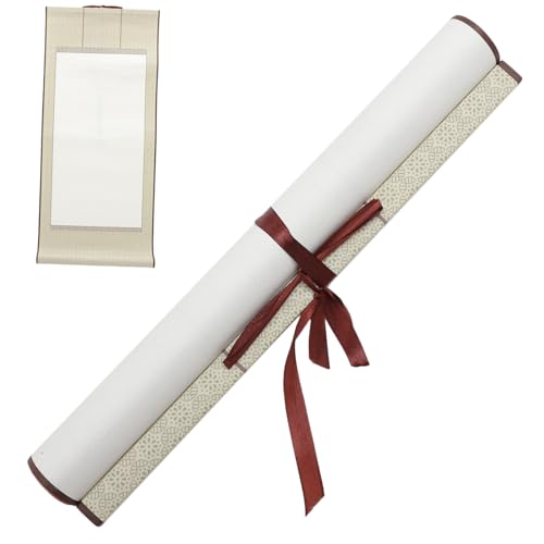 LOLIPPYY 2 Stück Leere Chinesische Kalligraphie Schriftrolle aus Dickem Reispapier zum Malen und Schreiben Klassische Wandrolle für Chinesische Malerei und Kalligrafie Leicht und LOLIPPYY 2 Stück Leere Chinesische Kalligraphie Schriftrolle aus Dickem Reispapier zum Malen und Schreiben Klassische Wandrolle für Chinesische Malerei und Kalligrafie Leicht und von LOLIPPYY