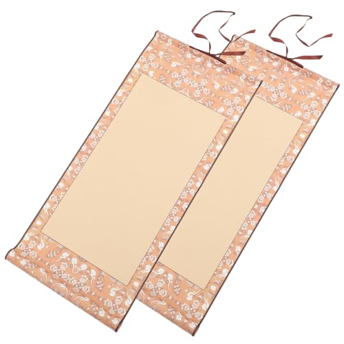 LOLIPPYY 2 Stück Leere Chinesische Kalligraphie Tragbares Xuan-papier mit Klarer Textur Reißfest Vielseitig für Malerei Schreiben Retro Wanddekoration von LOLIPPYY