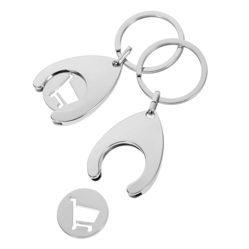 LOLIPPYY 2 Stück Leichter Einkaufswagen Token aus Metall mit Praktischem Schlüsselring Abziehbar und Portabel Geeignet für Einkaufswagen und Trolleys Einfaches Herausziehen Dank LOLIPPYY 2 Stück Leichter Einkaufswagen Token aus Metall mit Praktischem Schlüsselring Abziehbar und Portabel Geeignet für Einkaufswagen und Trolleys Einfaches Herausziehen Dank von LOLIPPYY