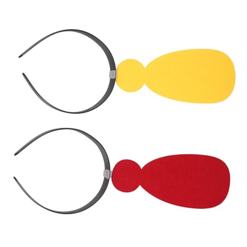 LOLIPPYY 2 Stück Lustiges Stirnband Party-neuheit-symbol-stirnband Lustige Symbol-stirnbänder Neuheit Party-kopfbedeckung Neuheit Haarband Party-neuheits-haarreifen Plastik von LOLIPPYY