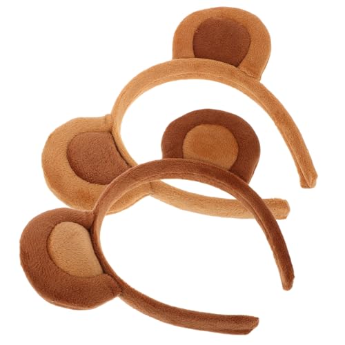 LOLIPPYY 2 Stück Niedliche Affenohren Stirnbänder Weiches Tier Cosplay Haarband Komfortabel Für Fotoshooting Kostümfest Spa Tage Und Alltag LOLIPPYY 2 Stück Niedliche Affenohren Stirnbänder Weiches Tier Cosplay Haarband Komfortabel Für Fotoshooting Kostümfest Spa Tage Und Alltag von LOLIPPYY