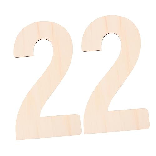 LOLIPPYY 2 Stück Nummernschild Weißes leeres Schild retro im Freien unbemalt unvollendet lackierbar Zeichenrohlinge DIY -Wohnkultur Heimdekoration Wandhängedekoration Holz von LOLIPPYY