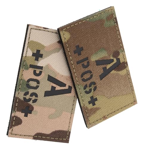 LOLIPPYY 2 Stück Reflektierender Blutgruppen Aufnäher A Positiv Camouflage mit Befestigung Langlebig und Praktisch für Uniformen Rucksäcke Westen und Taktische Ausrüstung Geeignet für LOLIPPYY 2 Stück Reflektierender Blutgruppen Aufnäher A Positiv Camouflage mit Befestigung Langlebig und Praktisch für Uniformen Rucksäcke Westen und Taktische Ausrüstung Geeignet für von LOLIPPYY