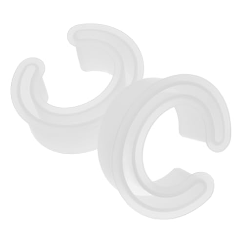 LOLIPPYY 2 Stück Silikon Armreif Gießform DIY Bangle Mold Flexibel Langlebig für Epoxidharz Schmuckherstellung Kreisförmig Praktisch Einfach zu Entformen von LOLIPPYY