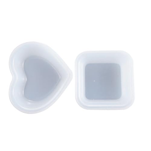 LOLIPPYY 2 Stück Silikonform Teilig Herz und Quadratform DIY Gießform für Resin Epoxidharz Rutschfestes Silikon Einfach zu Entformen Robust und Vielseitig für Bastelprojekte LOLIPPYY 2 Stück Silikonform Teilig Herz und Quadratform DIY Gießform für Resin Epoxidharz Rutschfestes Silikon Einfach zu Entformen Robust und Vielseitig für Bastelprojekte von LOLIPPYY