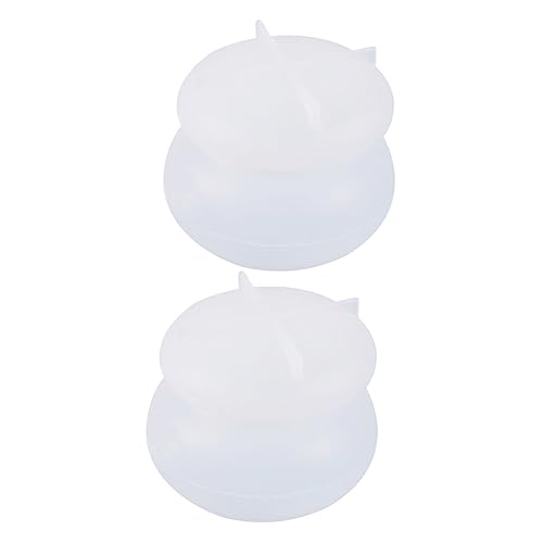 LOLIPPYY 2 Stück Silikonform für DIY Kosmetikbehälter Gießharz Moulds für Aufbewahrung für Bastelprojekte und Kreative Anwendungen von LOLIPPYY