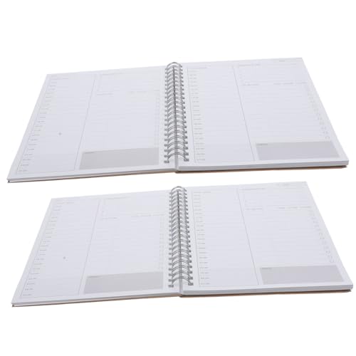LOLIPPYY 2 Stück Spiral notizblock mit Stabilem Kraftpapier cover Praktischer Haushaltsplaner und Memo Pad für Tägliche Planung Linierte Blätter Tragbar und Vielseitig für Schule Büro und LOLIPPYY 2 Stück Spiral notizblock mit Stabilem Kraftpapier cover Praktischer Haushaltsplaner und Memo Pad für Tägliche Planung Linierte Blätter Tragbar und Vielseitig für Schule Büro und von LOLIPPYY