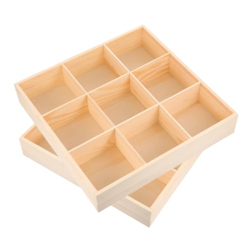 LOLIPPYY 2 Stück Teiliges Holz Aufbewahrungsbox mit Fächern Langlebiger Sock Organizer und Unterwäsche Sortierer für Platzsparende Kommode Ordnung Moderner Kleinteile Organizer für Zuhause LOLIPPYY 2 Stück Teiliges Holz Aufbewahrungsbox mit Fächern Langlebiger Sock Organizer und Unterwäsche Sortierer für Platzsparende Kommode Ordnung Moderner Kleinteile Organizer für Zuhause von LOLIPPYY