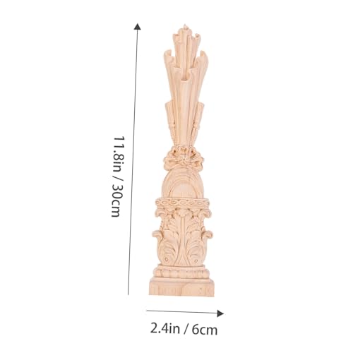 LOLIPPYY 2 Stück Teiliges Holzverzierung Europäischer Stil Holzapplikationen Möbel Retro Geschnitzte Ornamente für Schrank Wand Kamin Säule LOLIPPYY 2 Stück Teiliges Holzverzierung Europäischer Stil Holzapplikationen Möbel Retro Geschnitzte Ornamente für Schrank Wand Kamin Säule von LOLIPPYY