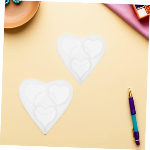 LOLIPPYY 2 Stück Teiliges Silikon Herzform Gießform Hitzebeständig Wiederverwendbar für Epoxidharz Seifen Kerzen Diy Handwerk für Valentinstag und Kreative Geschenkideen LOLIPPYY 2 Stück Teiliges Silikon Herzform Gießform Hitzebeständig Wiederverwendbar für Epoxidharz Seifen Kerzen Diy Handwerk für Valentinstag und Kreative Geschenkideen von LOLIPPYY