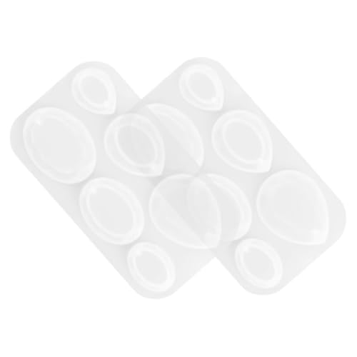 LOLIPPYY 2 Stück Teiliges Silikon Schmuckanhänger Gießform Wasser Tropfenform Ovaler Anhängerform mit Loch für DIY Ohrring Halskette Schlüsselanhänger Herstellung Langlebiges Weiches LOLIPPYY 2 Stück Teiliges Silikon Schmuckanhänger Gießform Wasser Tropfenform Ovaler Anhängerform mit Loch für DIY Ohrring Halskette Schlüsselanhänger Herstellung Langlebiges Weiches von LOLIPPYY