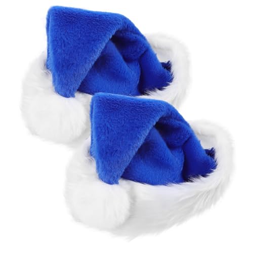 LOLIPPYY 2 Stück Weiche Doppellagige Weihnachtsmütze Klassische Santa Hüte für Erwachsene Warme Dicke Nikolausmütze als Festliche Weihnachtsdekoration LOLIPPYY 2 Stück Weiche Doppellagige Weihnachtsmütze Klassische Santa Hüte für Erwachsene Warme Dicke Nikolausmütze als Festliche Weihnachtsdekoration von LOLIPPYY