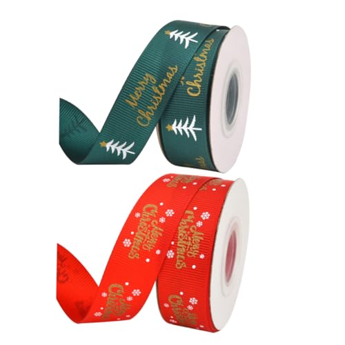 LOLIPPYY 2 Stück Weihnachtsband Bedrucktes Geschenkband Schneeflocken Weihnachtsbaum DIY Dekoration für Weihnachtsbaum Geschenkverpackung und Festliche Bastelarbeiten LOLIPPYY 2 Stück Weihnachtsband Bedrucktes Geschenkband Schneeflocken Weihnachtsbaum DIY Dekoration für Weihnachtsbaum Geschenkverpackung und Festliche Bastelarbeiten von LOLIPPYY