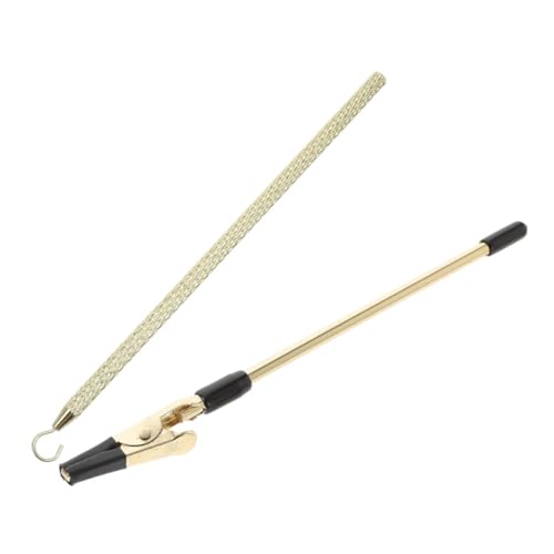 LOLIPPYY 2 Stück Werkzeug zum Tragen von Armbändern Schmuck Befestigungswerkzeug Armbandclips Armband Tragehilfe Armbandwerkzeug, Metallclip Hilfshaken für das Armband Eisen Golden von LOLIPPYY