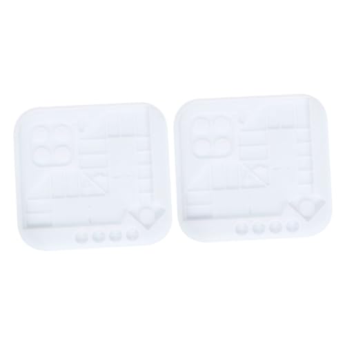 LOLIPPYY 2 Stück Wiederverwendbare Silikonformen für Schachbrett DIY Bastelset Transparent Flexible Epoxidharz Formen für Fliegendes Schach Einfach zu Reinigen und Vielseitig Gestaltbar LOLIPPYY 2 Stück Wiederverwendbare Silikonformen für Schachbrett DIY Bastelset Transparent Flexible Epoxidharz Formen für Fliegendes Schach Einfach zu Reinigen und Vielseitig Gestaltbar von LOLIPPYY