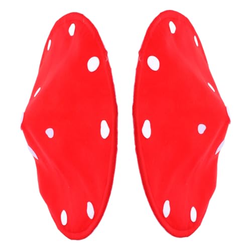LOLIPPYY 2-teiliges Pilz-barett Für Kinder: Riesiger Pilz-partyhut – Süße Requisiten Für Fotoautomaten – Kawaii- -cosplay-mütze Für Halloween-geburtstage von LOLIPPYY