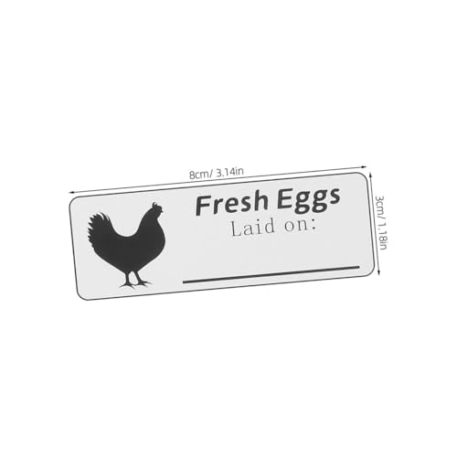 LOLIPPYY 20 Blatt Selbstklebende Eierkarton Aufkleber mit Beschreibbaren Datumsfeldern Transparente Frische Eier Etiketten für Hühnerfarm Lebensmittel Sicherheits Datumsetikett für LOLIPPYY 20 Blatt Selbstklebende Eierkarton Aufkleber mit Beschreibbaren Datumsfeldern Transparente Frische Eier Etiketten für Hühnerfarm Lebensmittel Sicherheits Datumsetikett für von LOLIPPYY